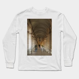 Time Shift Through The Corridors Of Praca do Comercio © Long Sleeve T-Shirt